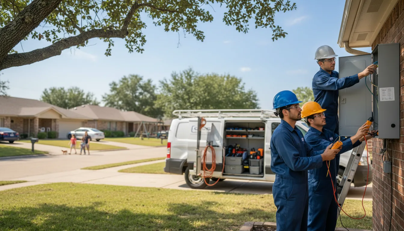 Certified electrician providing emergency electrical services in Iron City, TN